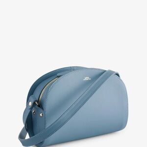 A.P.C. Demi Lune Sky Blue Crossbody Bag
